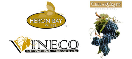 Heron Bay, Vineco and Cellar Craft wine kits